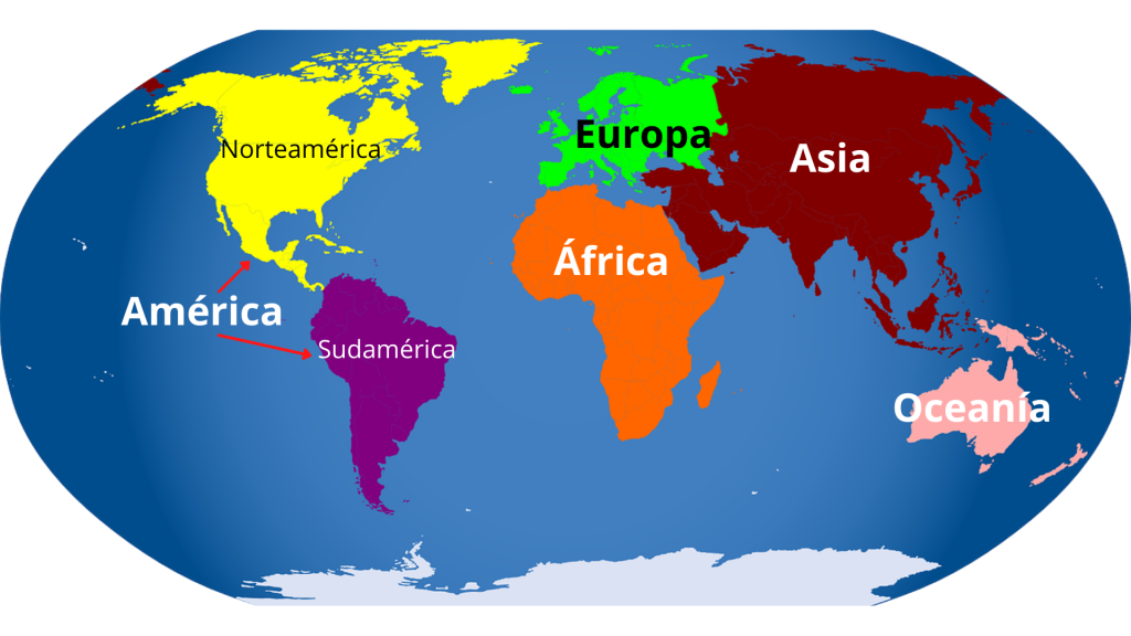 los continentes y sus caracteristicas